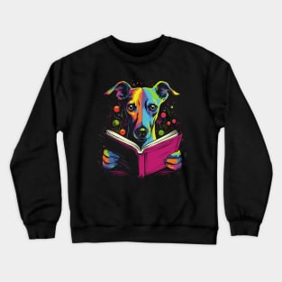 Whippet Reads Book Crewneck Sweatshirt